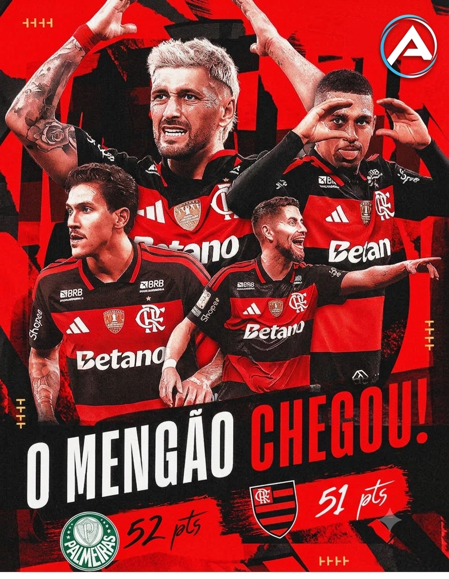 Flamengo Vence o Mirassol e se aproxima da Liderança